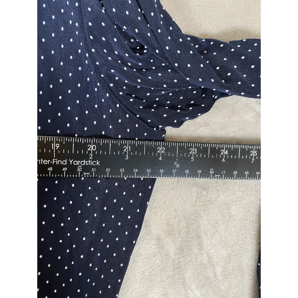 Chico's Travelers Cardigan Womens 3 (XL/16)  Polka Dot Stretch Open Front - Picture 3 of 6